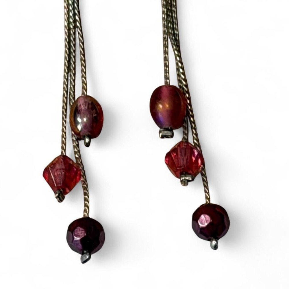 Y2K Beaded Tassel Earrings‎